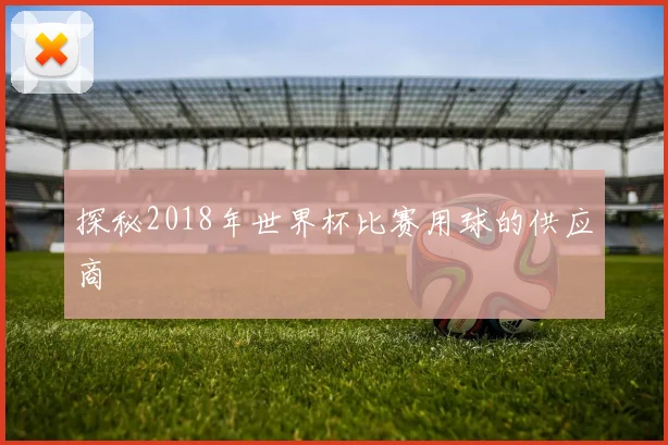 探秘2018年世界杯比赛用球的供应商